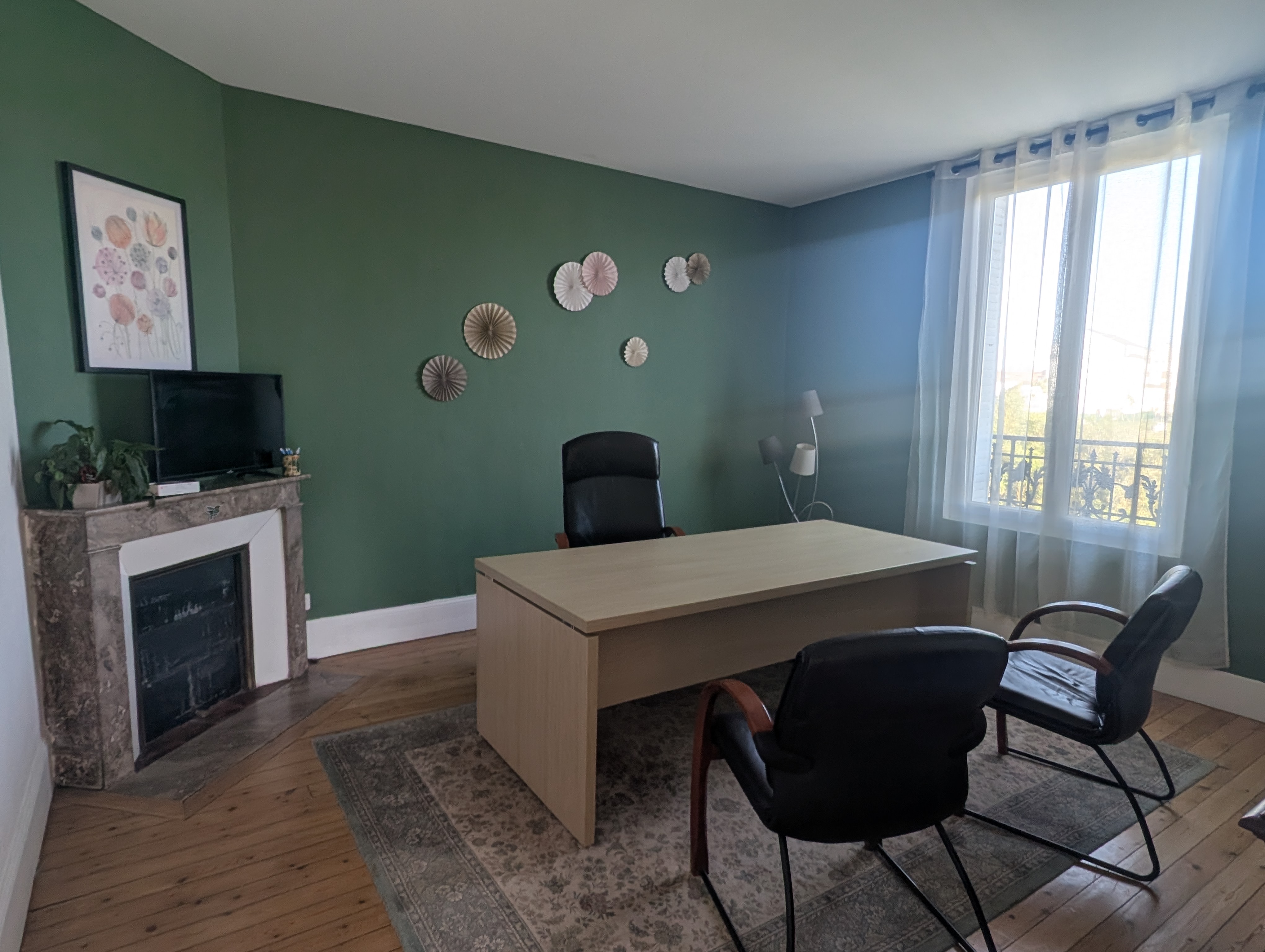 Bureau Vert - 1er étage côté jardin