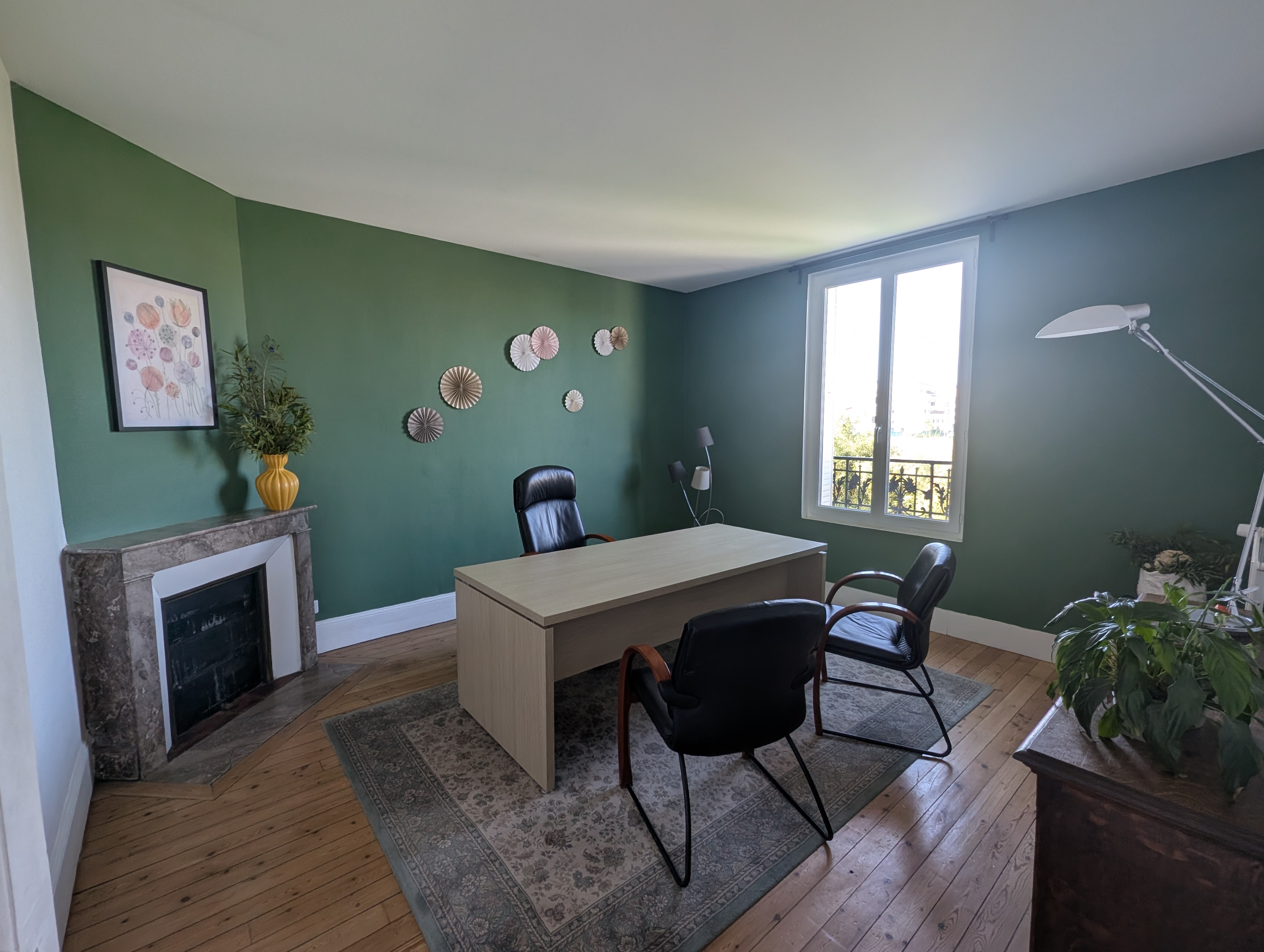 Bureau Vert - 1er étage côté jardin